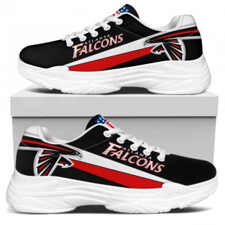 Women's Atlanta Falcons Edition Chunky Sneakers With Line 001 Women's Atlanta Falcons Edition Chunky Sneakers With Line 001